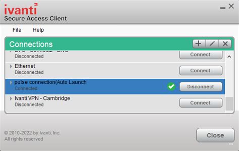 Launching Ivanti Secure Access Client using URL.